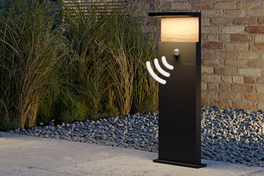 Gatelamper med sensor Gatelamper med sensor