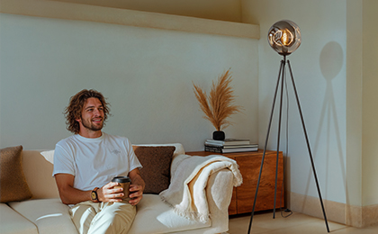 Elegant belysning i glass Elegant belysning i glass