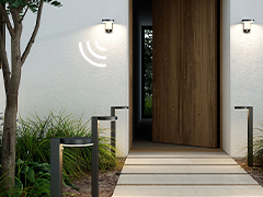 Utendørs vegglamper med sensor Utendørs vegglamper med sensor